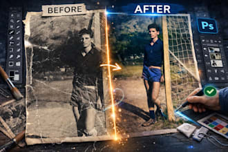 professionally restore and colorize your old photos