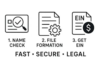 register your llc, obtain ein and file company formation