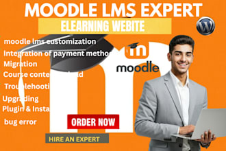 fix any moodle issues, errors, bugs, and lms configuration