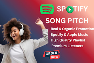 do organic spotify playlist pitching for christmas playlist to real curators