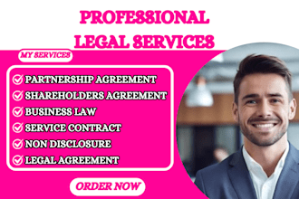 draft professional partnership and shareholders agreement for business law