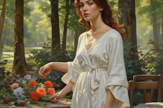 make reproduction of any painting in oil colors