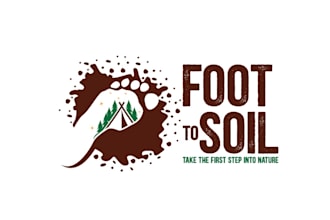 design wonderful foot to soil logo for you