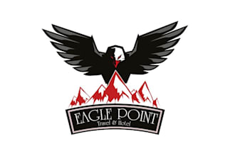 design classic family resort located logo