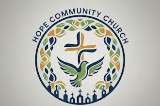 design a meaningful and  elegant church logo