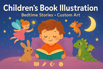 illustrate children story book illustration and bedtime story books for kids