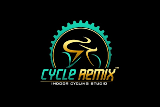 design gorgeous indoor cycling logo