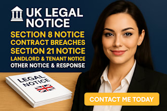 draft notices for uk landlord eviction notice contract breaches tenant response