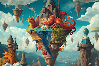 create awesome collage art illustrations