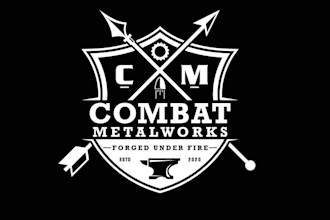 make glamorous badass logo for a metal working company