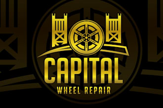 design modern auto repair logo