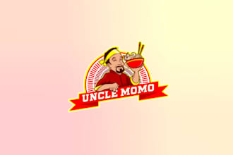 design mascot unique asian restaurant logo