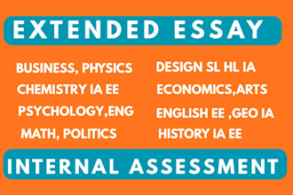 provide you math internal assessment, business ia ee and design