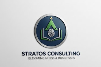 design a modern and  professional consulting logo