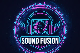 design a modern, energetic and professional dj logo