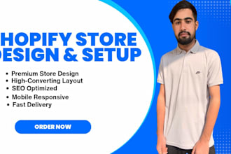 create a modern and professional shopify store