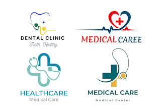do minimalist medical dental healthcare and pharmacy logo design