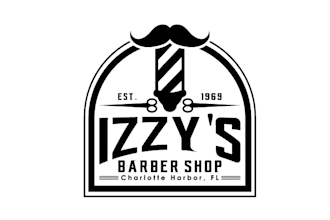 design minimal barber shop logo for barber shop
