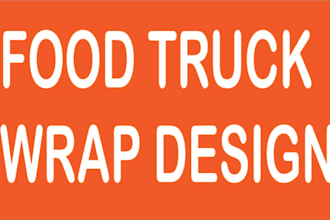 create food trailer wrap design, food truck wrap design