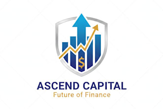 design a professional and  modern finance logo