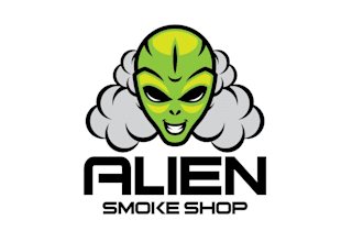 design high quality alien smoke shop logo