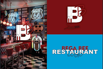 design restourent and coffee brand logo
