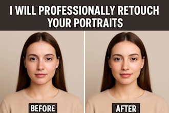professionally retouch your portraits