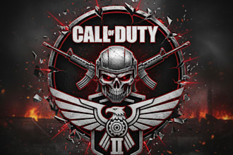 design a custom call of duty gaming logo