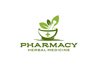 design medical healthcare, pharmacy logo