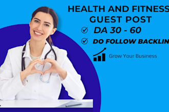 boost your site with strong fitness and health backlinks guest posts