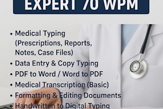 do fast and accurate medical typing and transcription