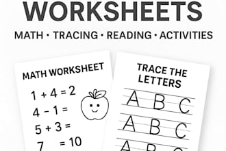 create worksheets, printables, PDF editing, and fun educational activities