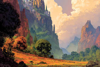 do the landscape illustration or concept art for you
