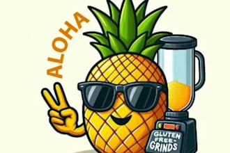 do super pineapple business or juice logo