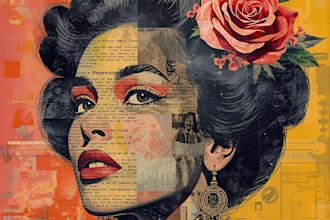 make you fabulous collage art design