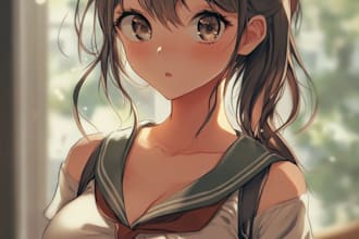 draw anime character for you
