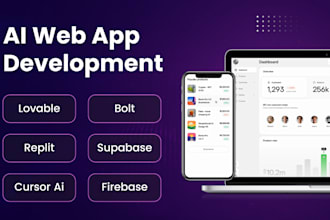 develop web app or saas mvp using lovable cursor ai bolt ai lovable to wordpress