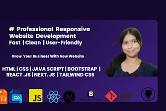 create a modern react website