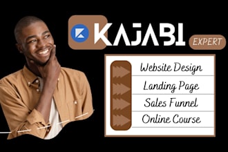design kajabi sales page, kajabi landing page website for kajabi online course