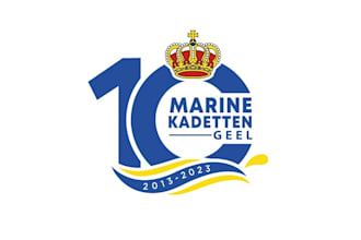 design local branch royal celebrating anniversary logo