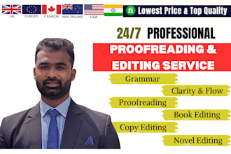 proofreading and editing, proofreading, rewriting in english