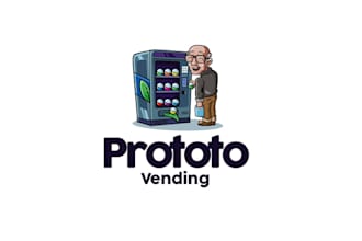 design clever ethical vending machine business logo