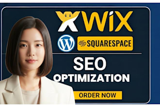 do complete wix SEO on page optimization for 1st page google ranking