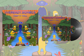 draw cartoon for album cover