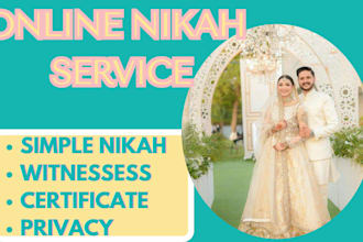 be online nikah imam witness for every couple