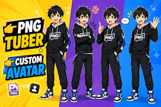 draw a custom pngtuber for streaming