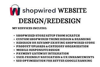 build a shopwired website redesign shopwired website design shopwired website