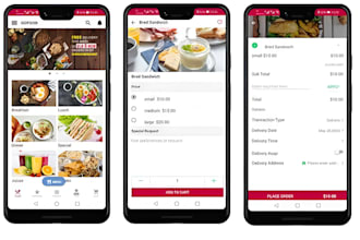 build food delivery app, food waste management, meal planner, food donations app