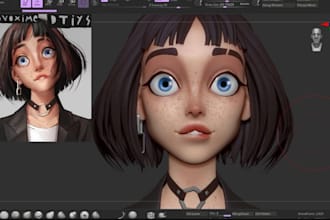 model rig port fix 3d model blendshpe 52 arkit in blender cc4 iclone maya c4d