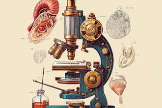 do medical, scientific and biology illustrations for you
